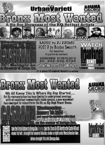 Bronx Most Wanted Showcase